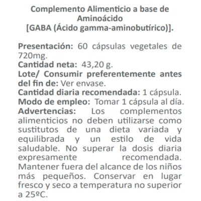GabaUP 60 cápsulas